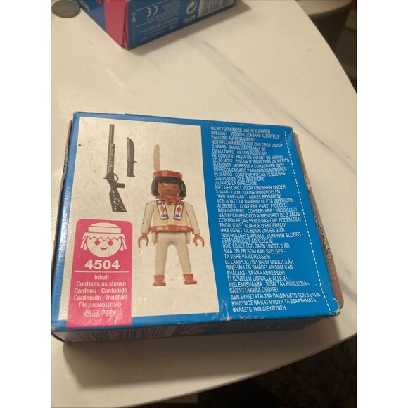 native American Hunter Vintage 1993 Playmobil Special 4504 NEW in Box Indian - Picture 2 of 6